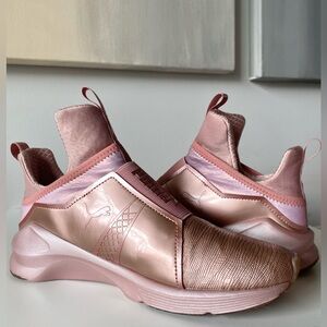 Puma | Fierce Kylie Rose Gold Metallic 
High Top Trainer